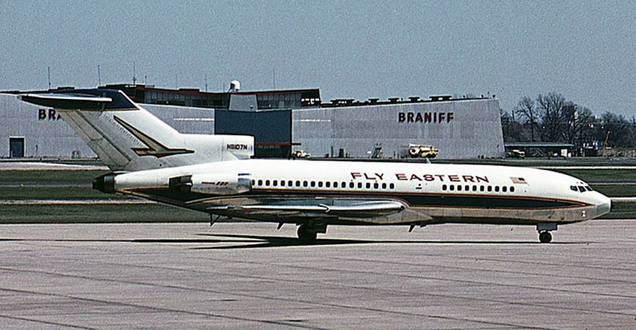 Eastern Airlines was the launch customer for the Boeing 727. Here, a 727-72 taxis at Dallas Love Field in 1964 (Jon Proctor)